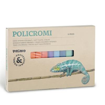 Gessi colorati policromi conf. 12 pz