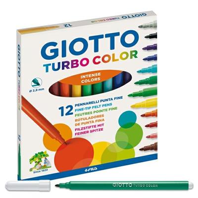 Pennarelli GIOTTO turbo color 12pz