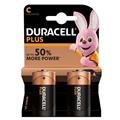 BLISTER 2 PILE DURACELL PLUS (MN1400) C - MEZZA TORCIA