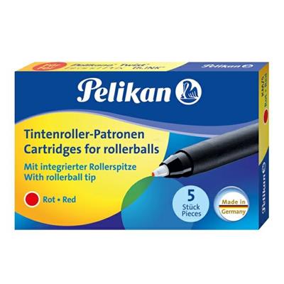 Cartucce sferografica rosso 5 pezzi