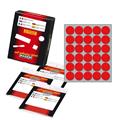 Etichetta in busta ø22 rosso 30xfg 10fg