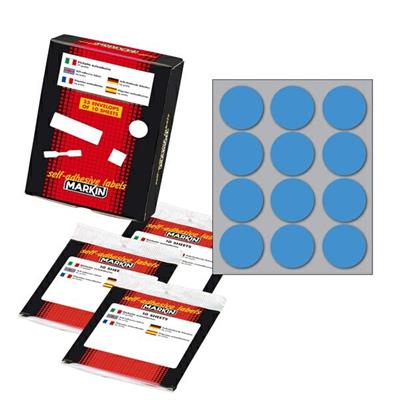 Etichetta in busta ø34 blu 12xfg 10fg