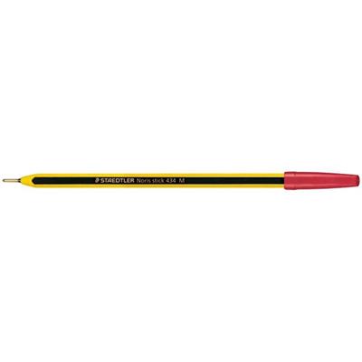 Penna a sfera staedtler noris stick 434m rossa