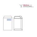 500 BUSTE A SACCO BIANCHE 230X330MM C/FINESTRA 100GR ADESIVA COM