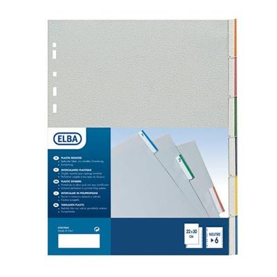 Intercalare neutro 6 tacche 22x30 ppl separex favorit