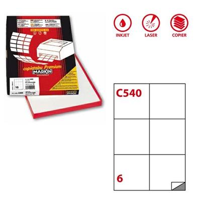 Etichetta laser/ink MARKIN a4 105x99 6xfg 100fg