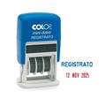 Timbro mini S160/L3 DATARIO + REGISTRATO 4mm autoinchiostrante C