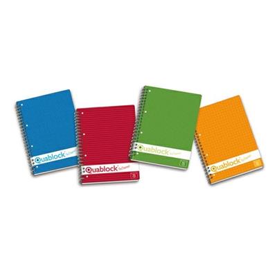 Blocco spiralato Quablock pigna 4 fori 5mm 120fg 80gr