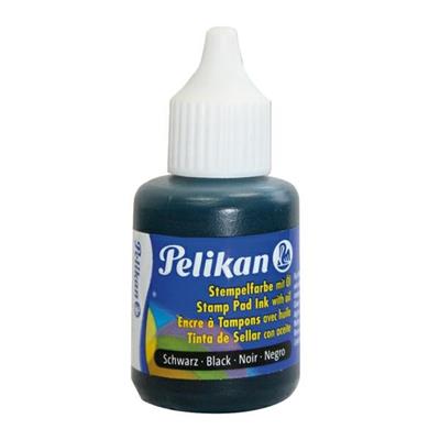 Inchiostro timbri metallo olio 30ml nero