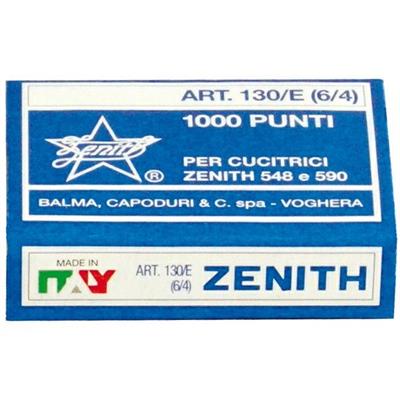 Punti cucitrice zenith 130e passo 6 acciaio 1000pz