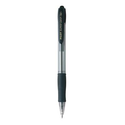 Penna sfera scatto PILOT SUPER GRIP punta 1.0mm. nero