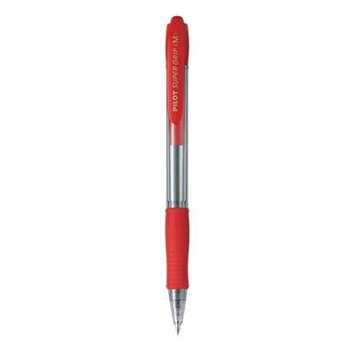 Penna sfera scatto PILOT SUPER GRIP punta 1.0mm. rosso
