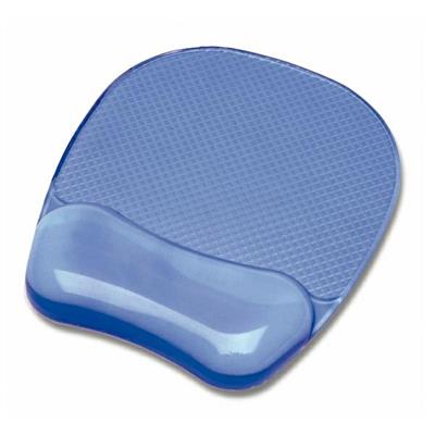 Mousepad con poggiapolsi Crystals Gel blu