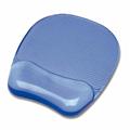 Mousepad con poggiapolsi Crystals Gel blu