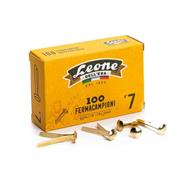 SCATOLA 100 FERMACAMPIONI N.7 31MM OTTONATI ASTRA