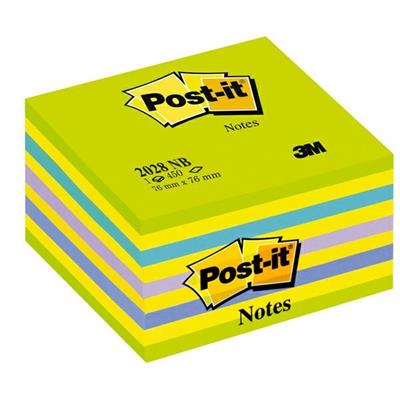Cubo post it 2028-NB 76x76 blu/verde