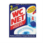 WC NET CASSETTA BLU WATER X 2