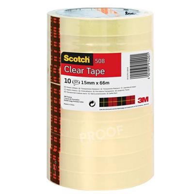 Nastro adesivo Scotch 508 3M 15x66 trasparente