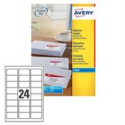 Etichetta adesiva J8159 bianca 25fg A4 63,5x33,9mm (24et/fg) ink