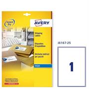 Etichetta adesiva J8167 bianca 25fg A4 199,6x289,1 (1et/fg) inkj