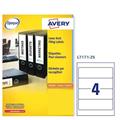 Etichetta adesiva L7171 bianca coprenti 25fg A4 200x60mm (4et/fg
