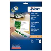 250 BIGLIETTI VISITA 85x54mm BIANCO LASER 200gr QuickCleanâ„¢ AV