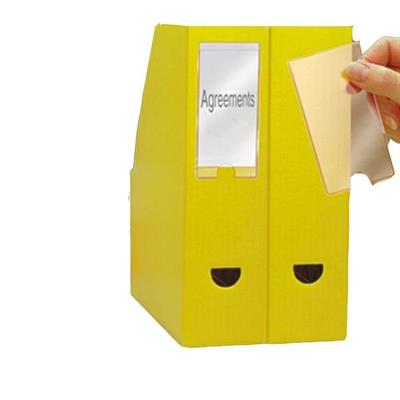 Portaetichette ppl adesive 25x75 12pz