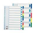 Separatore neutro in PPL 10 tasti colorati f.to A4 MAXI 24,5x29,
