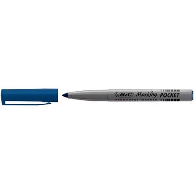 Pennarello bic pocket marker 1445 1.0 blu