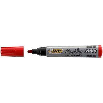 Marcatore bic 2000 p.tonda 2.5 rosso