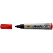 Marcatore bic 2300 p.scalpello 5.0 rosso