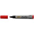Marcatore bic 2300 p.scalpello 5.0 rosso