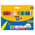 Pastelli colorati bic kids plastidecor 24 pz