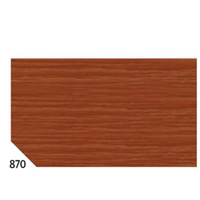 10RT CARTA CRESPA MARRONE 870 (50X250CM) GR.60 SADOCH