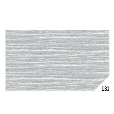 10RT CARTA CRESPA ARGENTO METAL 131 (50X150CM) SADOCH