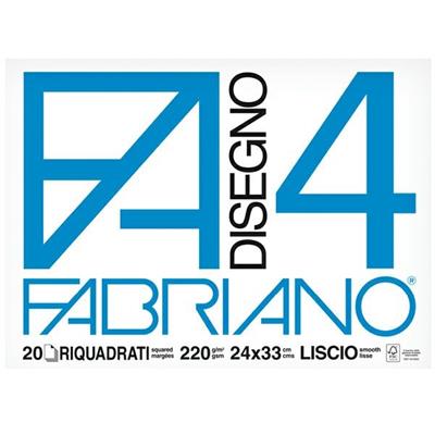 Album disegno F4 24x33 liscio riq. 220gr 20fg