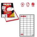 Etichetta laser/ink PLANET a4 47,5x25,5 44xfg 100fg