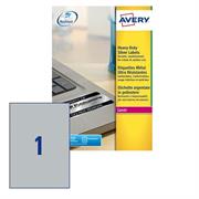 Poliestere adesivo L6013 argento 20fg A4 210x297mm (1et/fg) lase