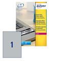 Poliestere adesivo L6013 argento 20fg A4 210x297mm (1et/fg) lase