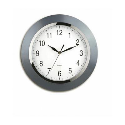 Orologio da parete caimi style cornice grigio