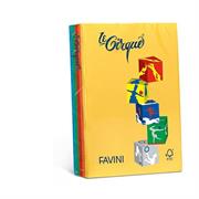 Carta LECIRQUE A4 80gr 500fg mix 5 colori intensi FAVINI
