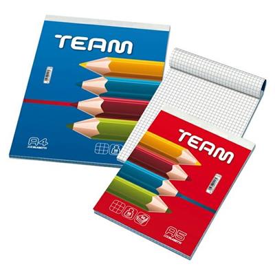 Blocco notes TEAM 5mm A5 60fg
