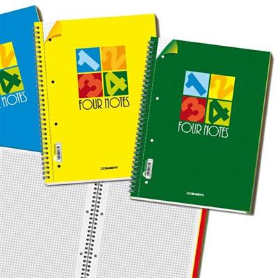 Blocco four notes a4 4 colori 1181
