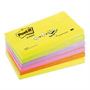BLOCCO Post-itÂ®Super Sticky Z-Notes 76x127mm 100fg R350NR ASSOR