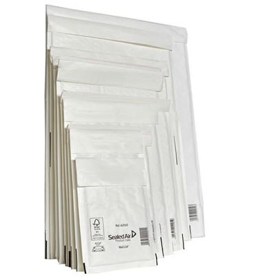 10 BUSTE IMBOTTITE BIANCHE H 27X36CM UTILE MAIL LITE