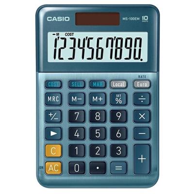 Calcolatrice da tavolo CASIO MS 100EM display 10 cifre