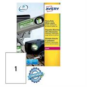 Et. Laser a4 poliestere bianco 210x297 Avery L4775-20 cf.20