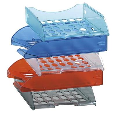 Portacorrispondenza E040 TRASPARENTE ROSSO