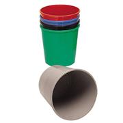 Cestino gettacarte PS98 Presbitero tondo chiuso 15l ROSSO