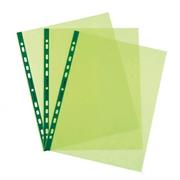 Busta ppl c/fori liscia 22x30 verde 25pz favorit art